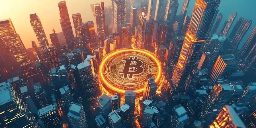 Mobile app interface for cryptocurrency exchange trading platform